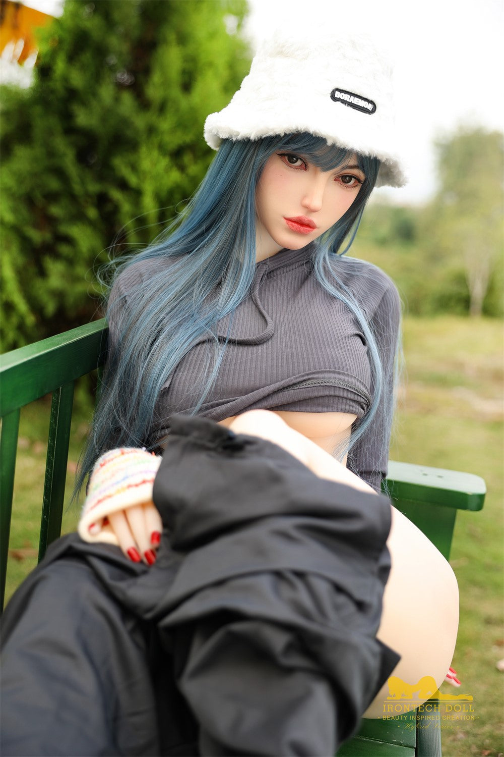 Joline sexdukke (Irontech Doll 159cm g-cup S41 TPE+silikon)