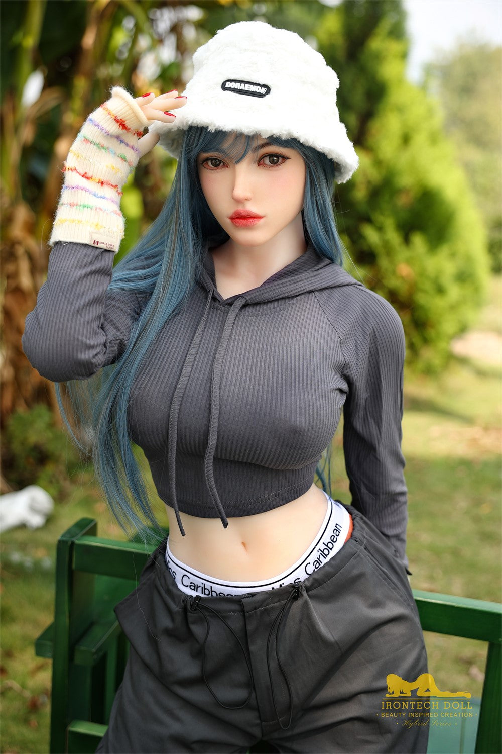 Joline sexdukke (Irontech Doll 159cm g-cup S41 TPE+silikon)