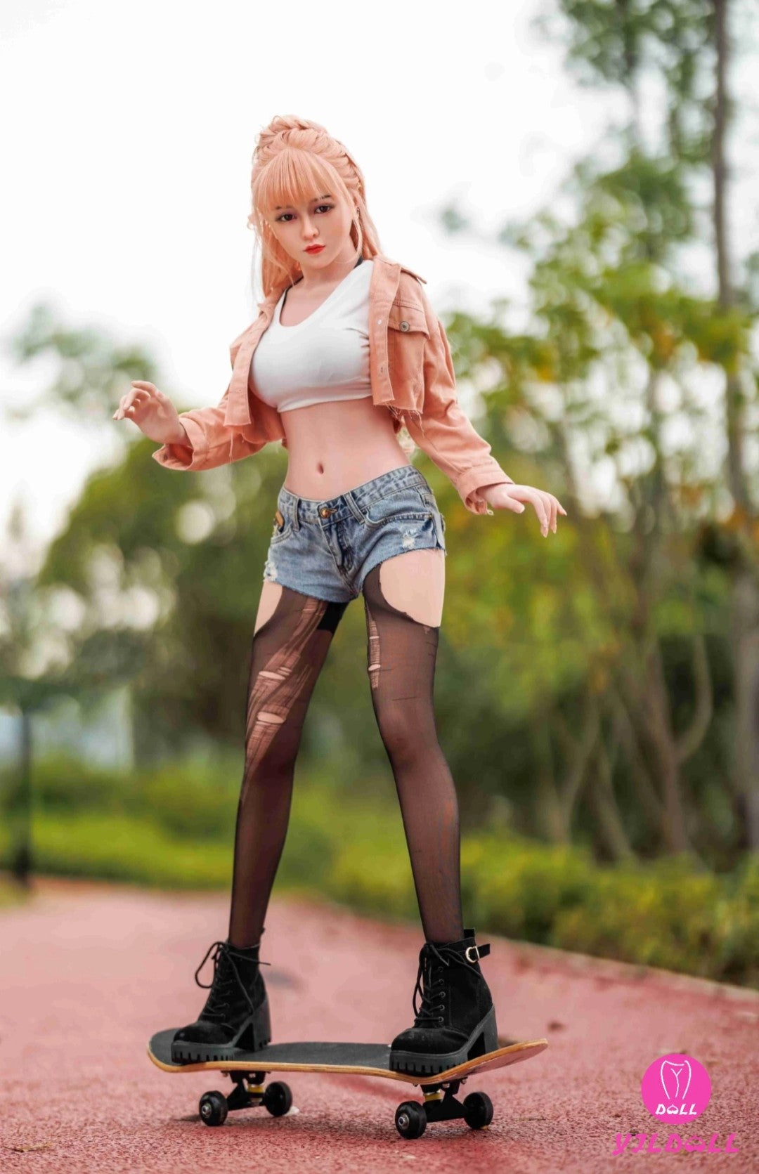 Ansley sexdukke (YJL Doll 148 cm D-cup #369 TPE+Silicon)