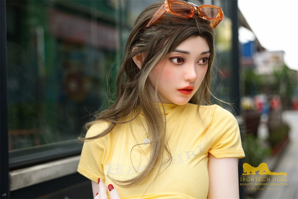 Eileen sexdukke (Irontech Doll 159 cm G-cup S40 TPE+silikon)