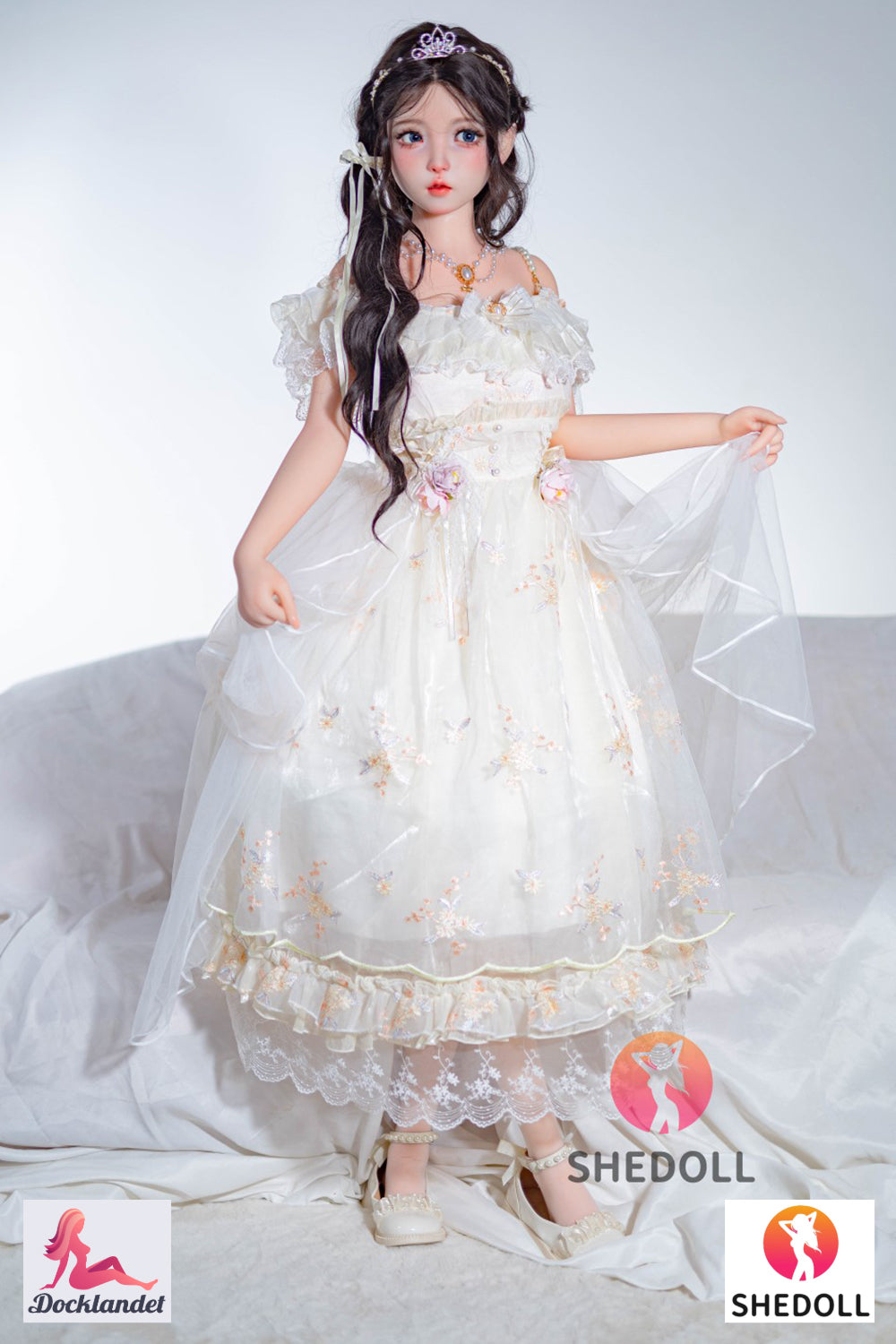 Sukkertøy sexdukke (SHEDOLL 145 cm G-cup #SH104 2.0 TPE+silikon)