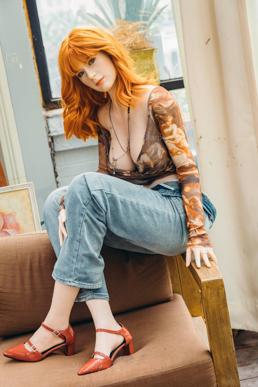 Gjelle sexdukke (Starpery 172 cm F-cup TPE+silikon)