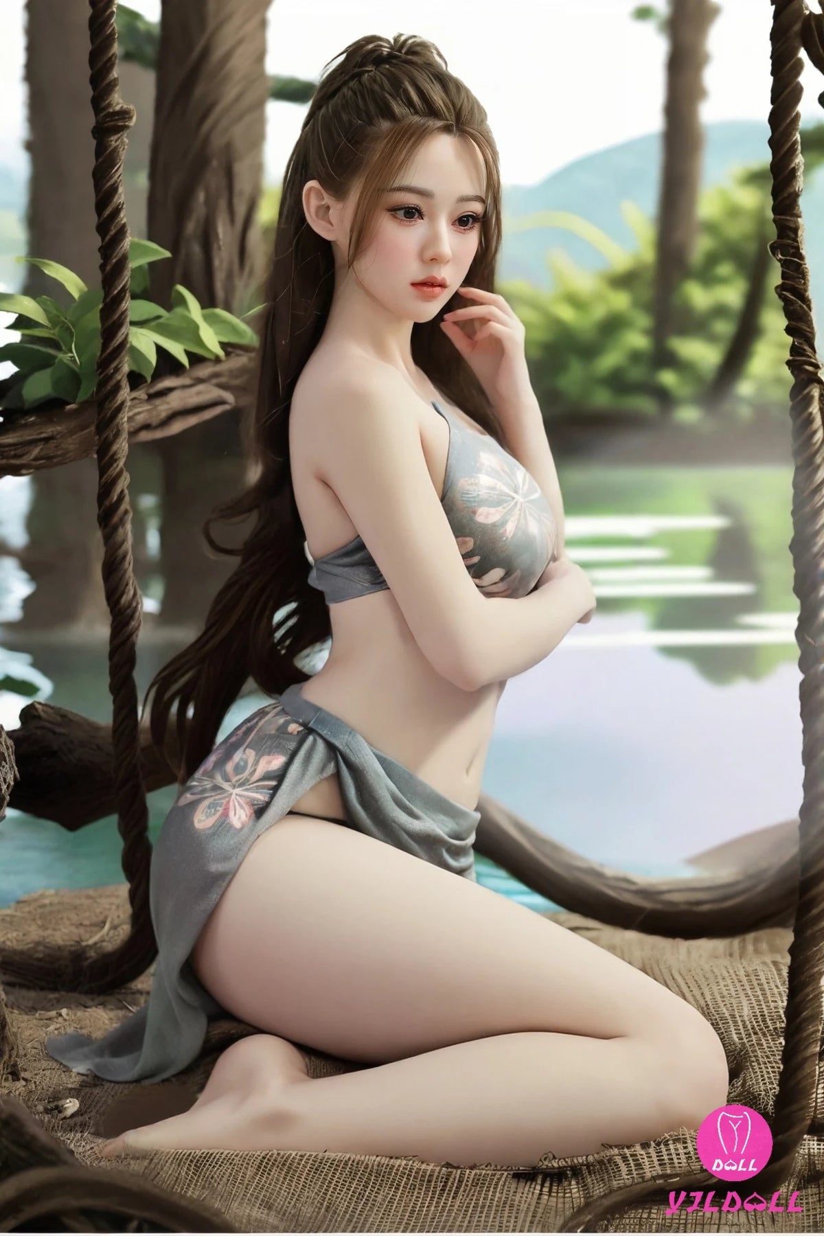 Elliott sexdukke (YJL Doll 168 cm E-cup #402 TPE+Silicon)