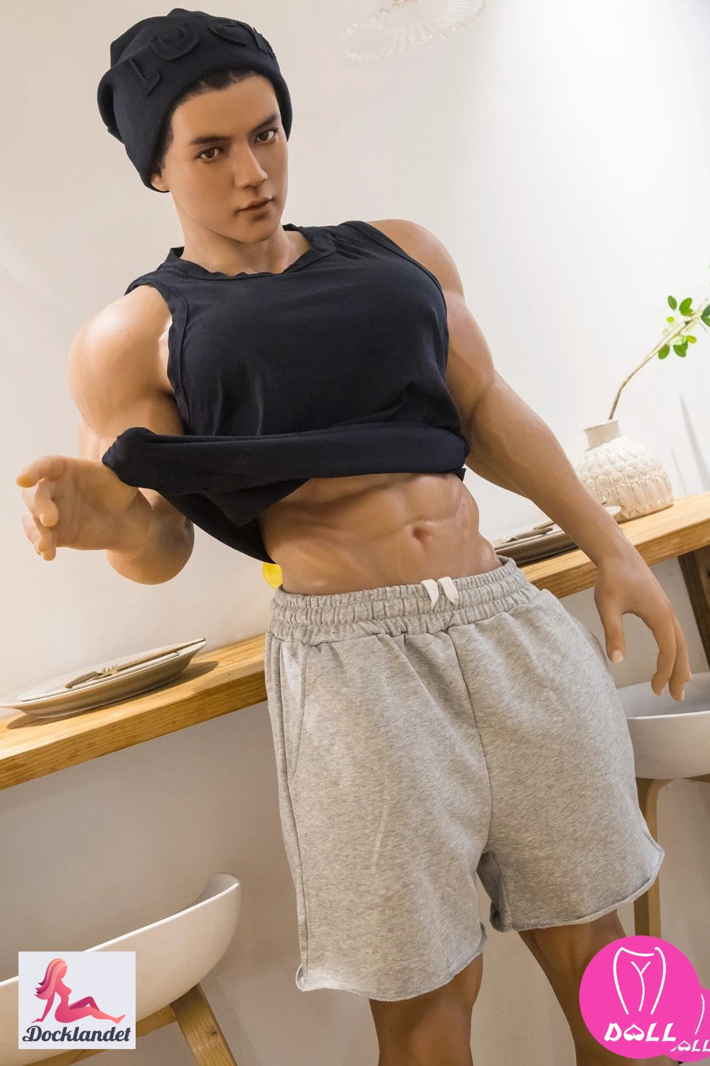 Richard mannlig sexdukke (YJL Doll 180cm MD012 silikon)