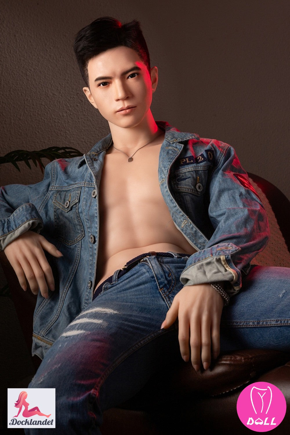 Edward mannlig sexdukke (YJL Doll 177cm MD018 silikon)