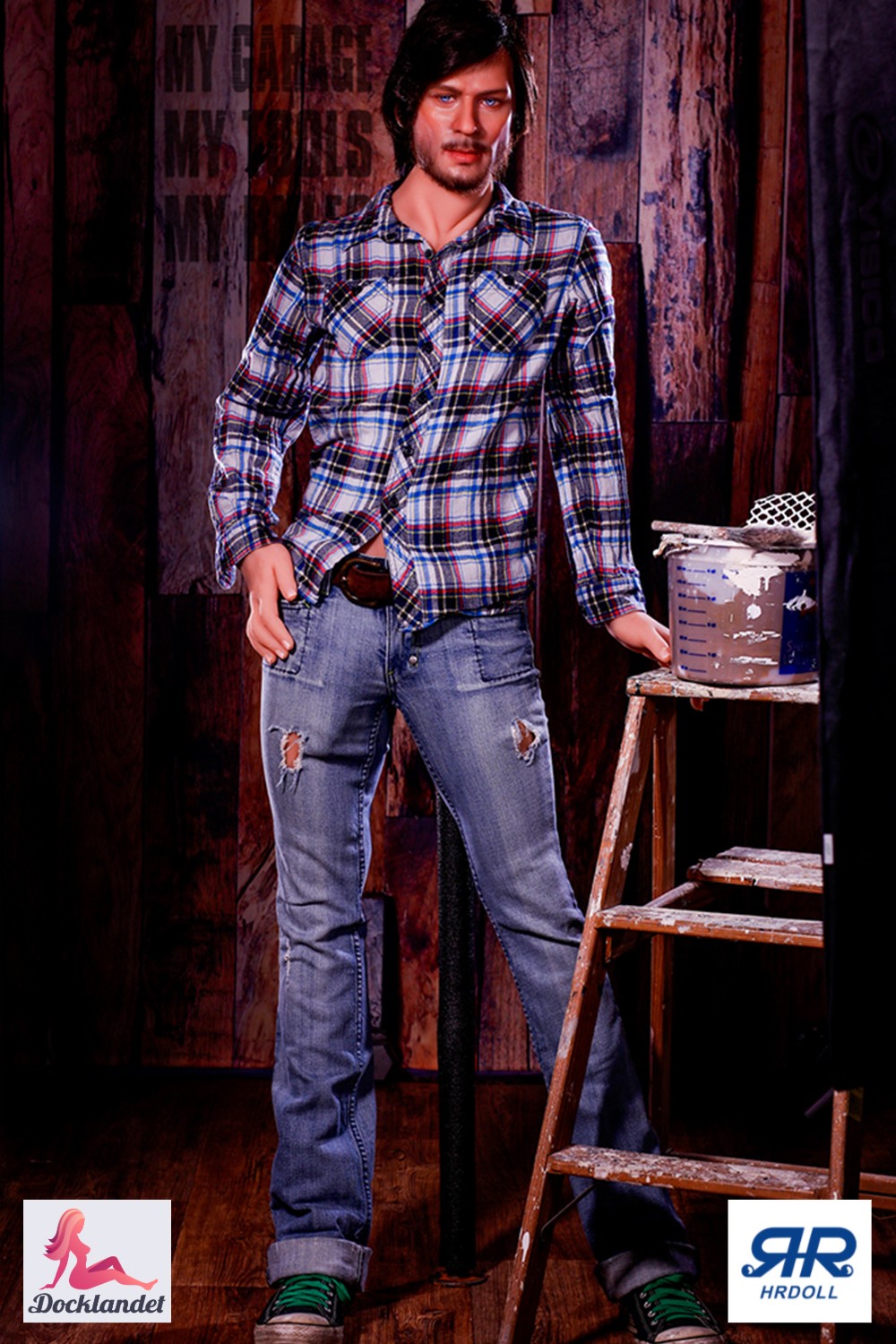 mannlig sexdukke Jonathan (HRDoll 167 cm #17 TPE+Silicon)