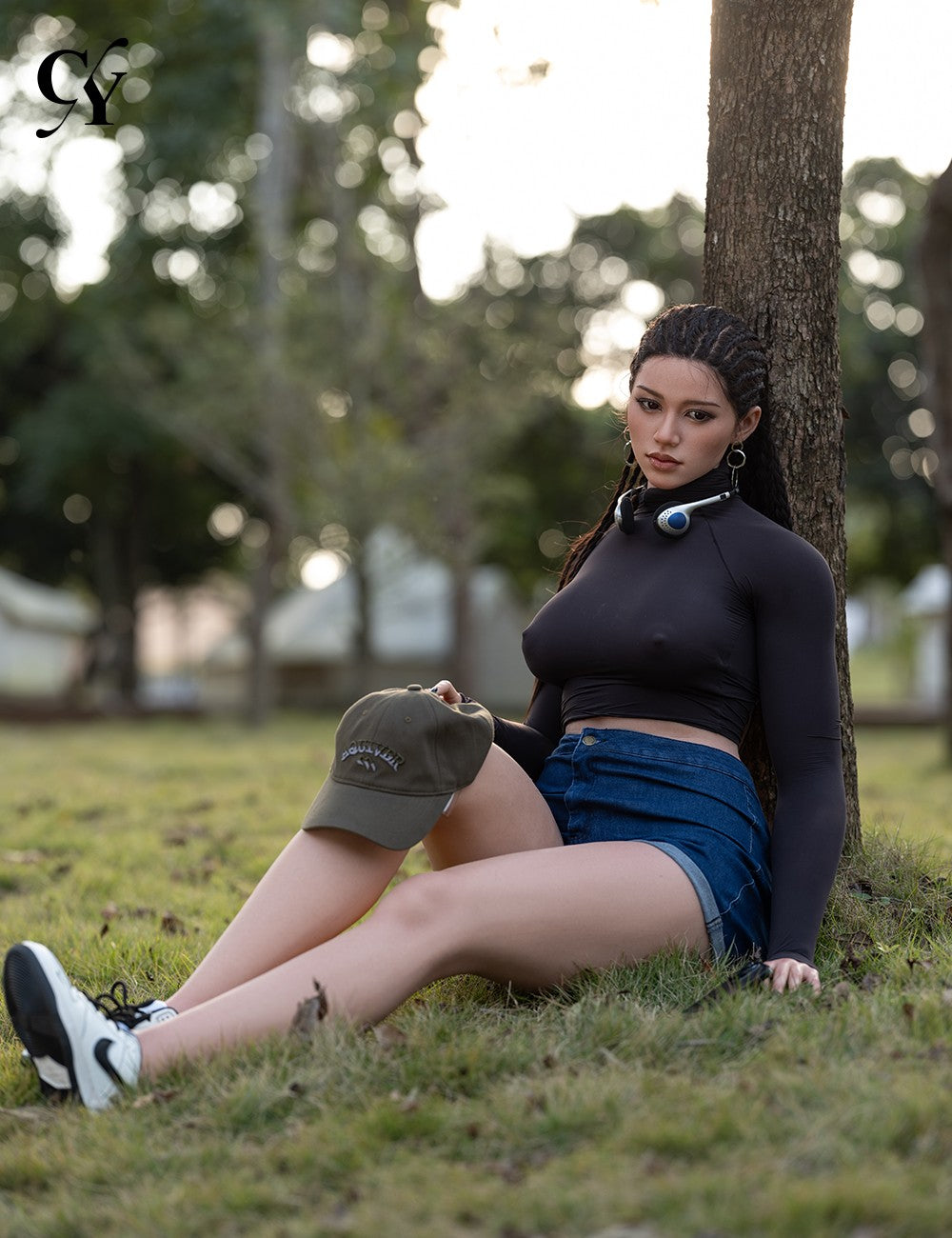 Amber sexdukke (TOP CYDOLL 170 cm D-cup TPE+silikon)