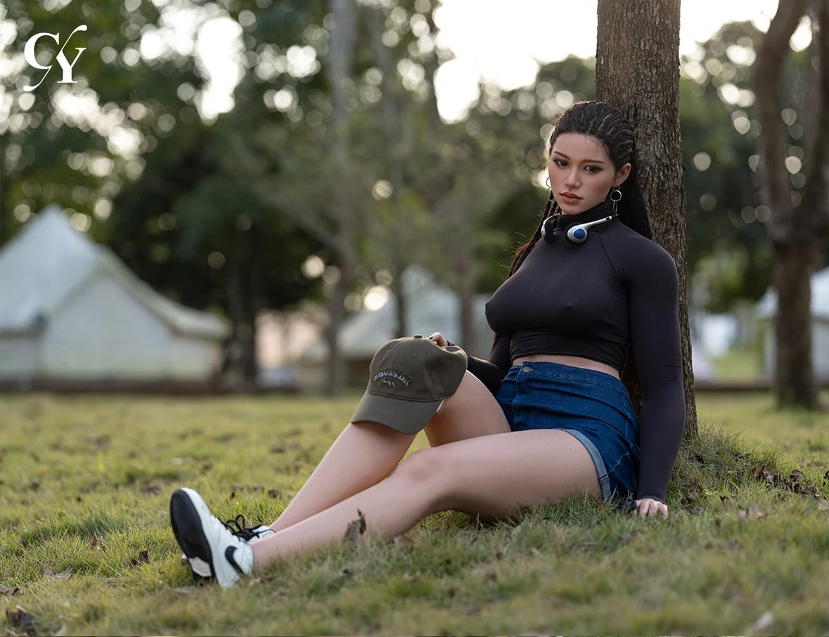 Amber sexdukke (TOP CYDOLL 170 cm D-cup TPE+silikon)