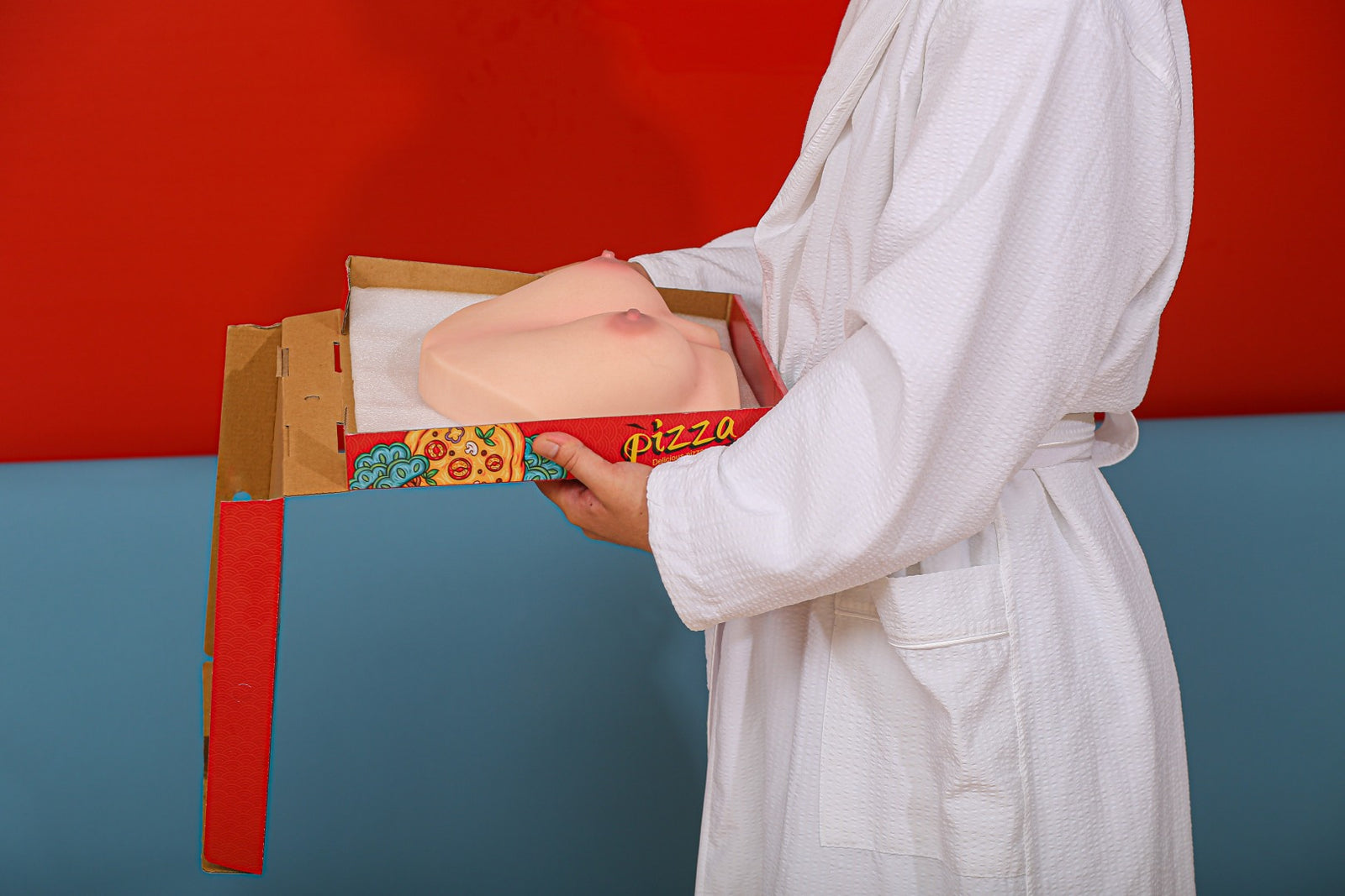 Bryst (S) Torso sexdukke (Climax Doll Pro A-cup silikon)