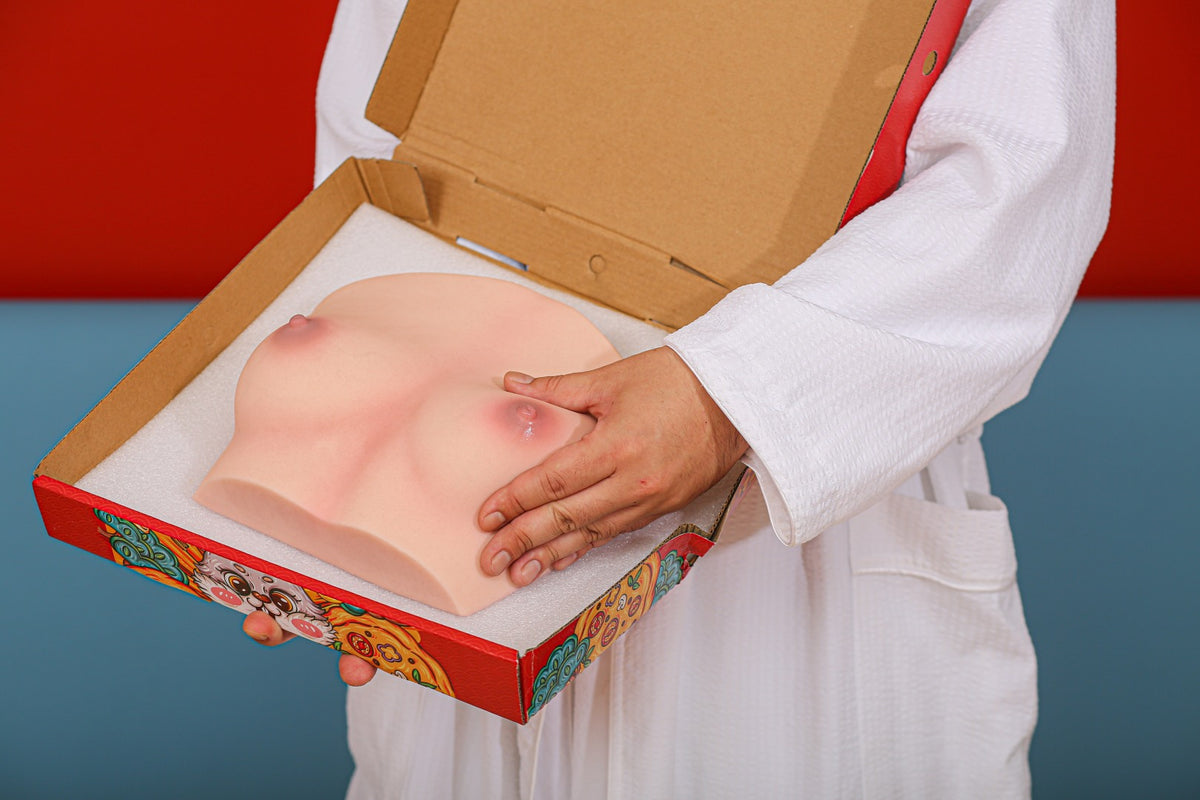 Bryst (S) Torso sexdukke (Climax Doll Pro A-cup silikon)