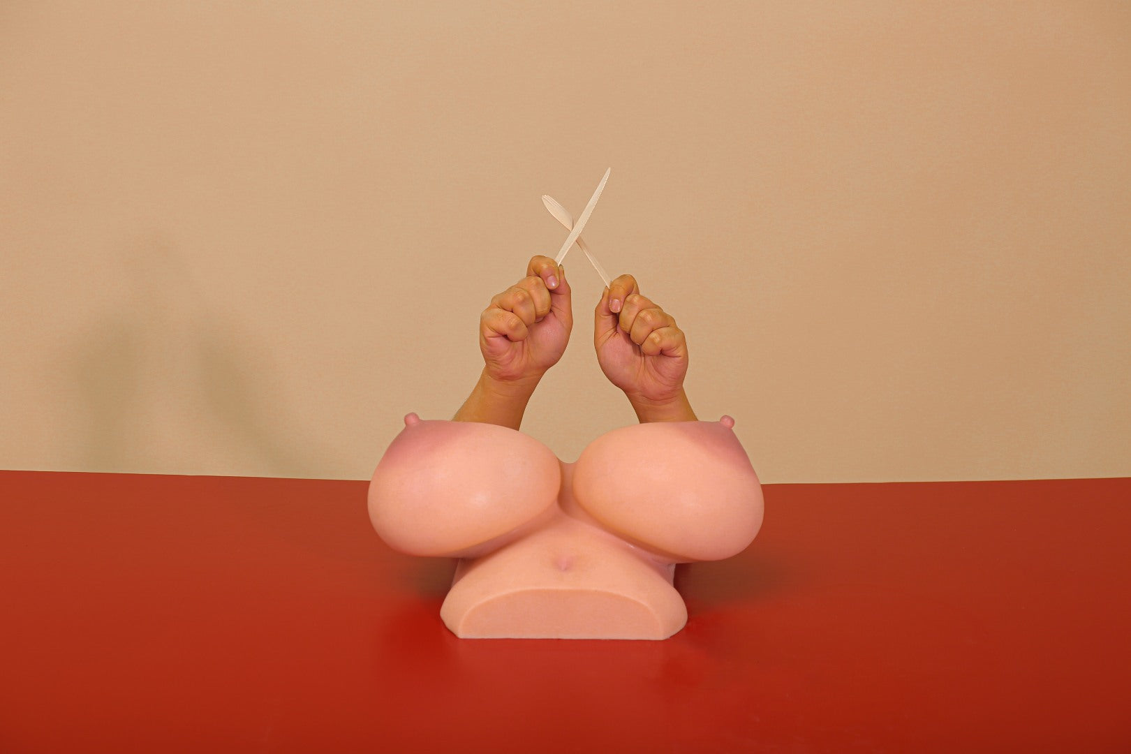Brystene (XL) overkropp sexdukke (Climax Doll Procup Silikon)