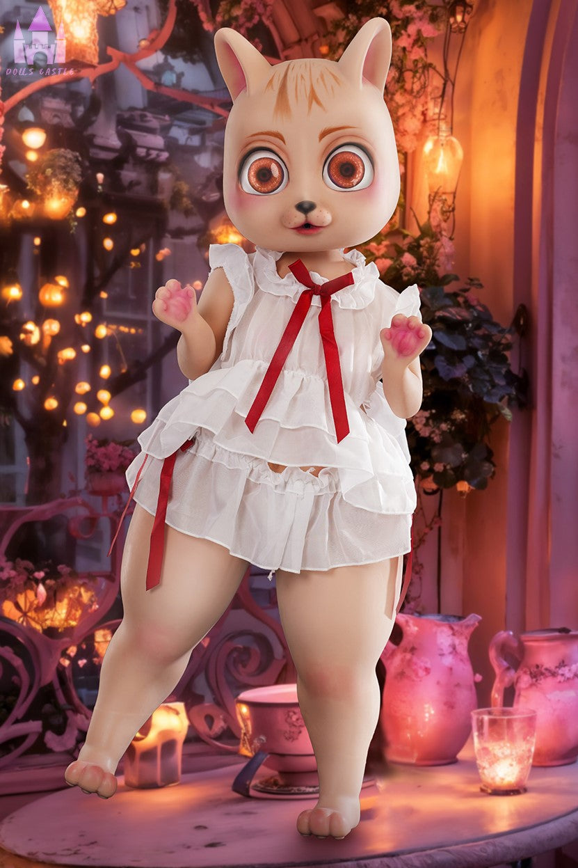 Bearrie sexdukke (Dolls Castle 92cm a-cup Silikon)
