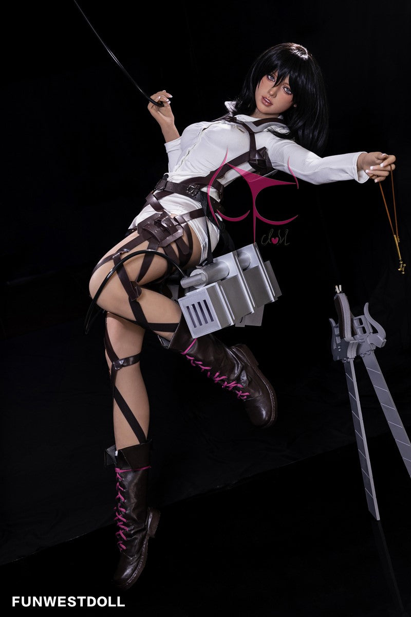 Mikasa Chloe sexdukke (FunWest Doll 159cm a-cup #035 TPE)