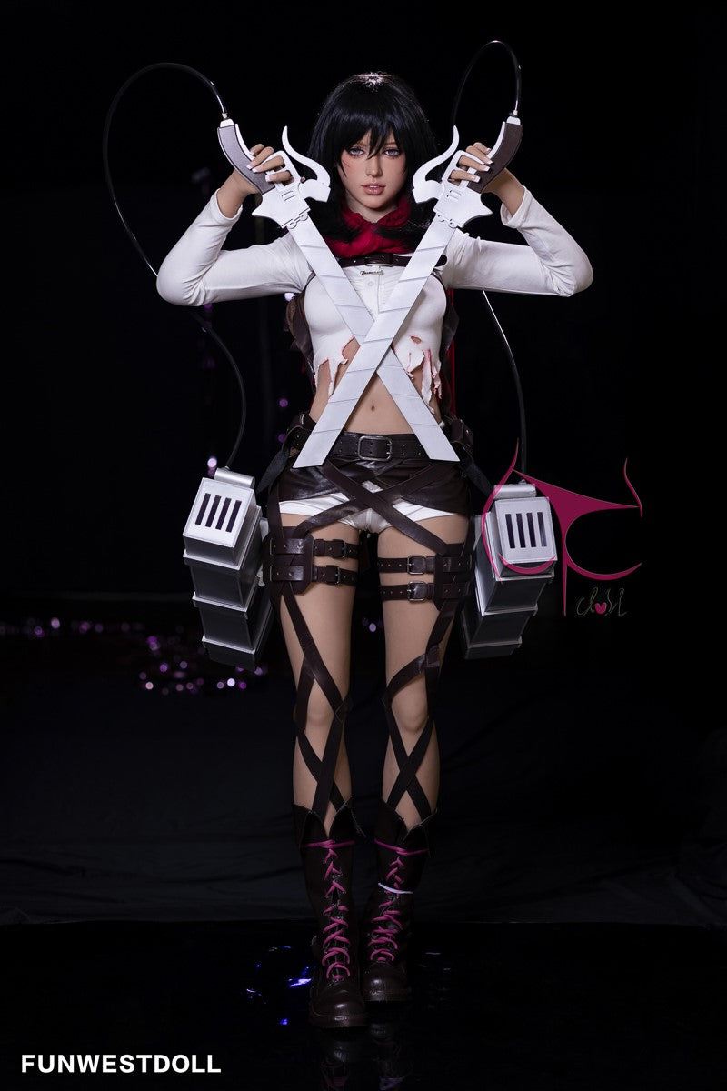 Mikasa Chloe sexdukke (FunWest Doll 159 cm A-cup #035 TPE)