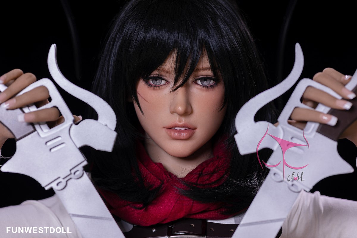Mikasa Chloe sexdukke (FunWest Doll 159cm a-cup #035 TPE)