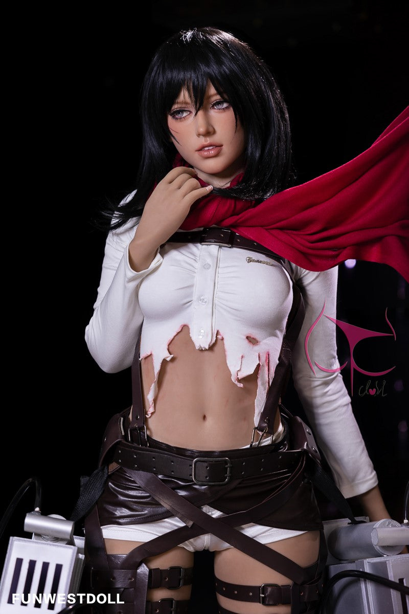 Mikasa Chloe sexdukke (FunWest Doll 159cm a-cup #035 TPE)