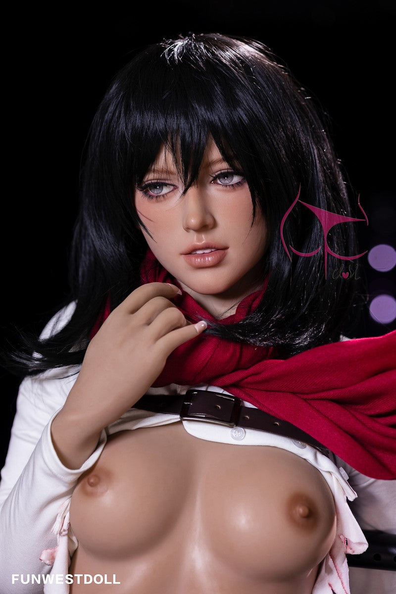 Mikasa Chloe sexdukke (FunWest Doll 159cm a-cup #035 TPE)