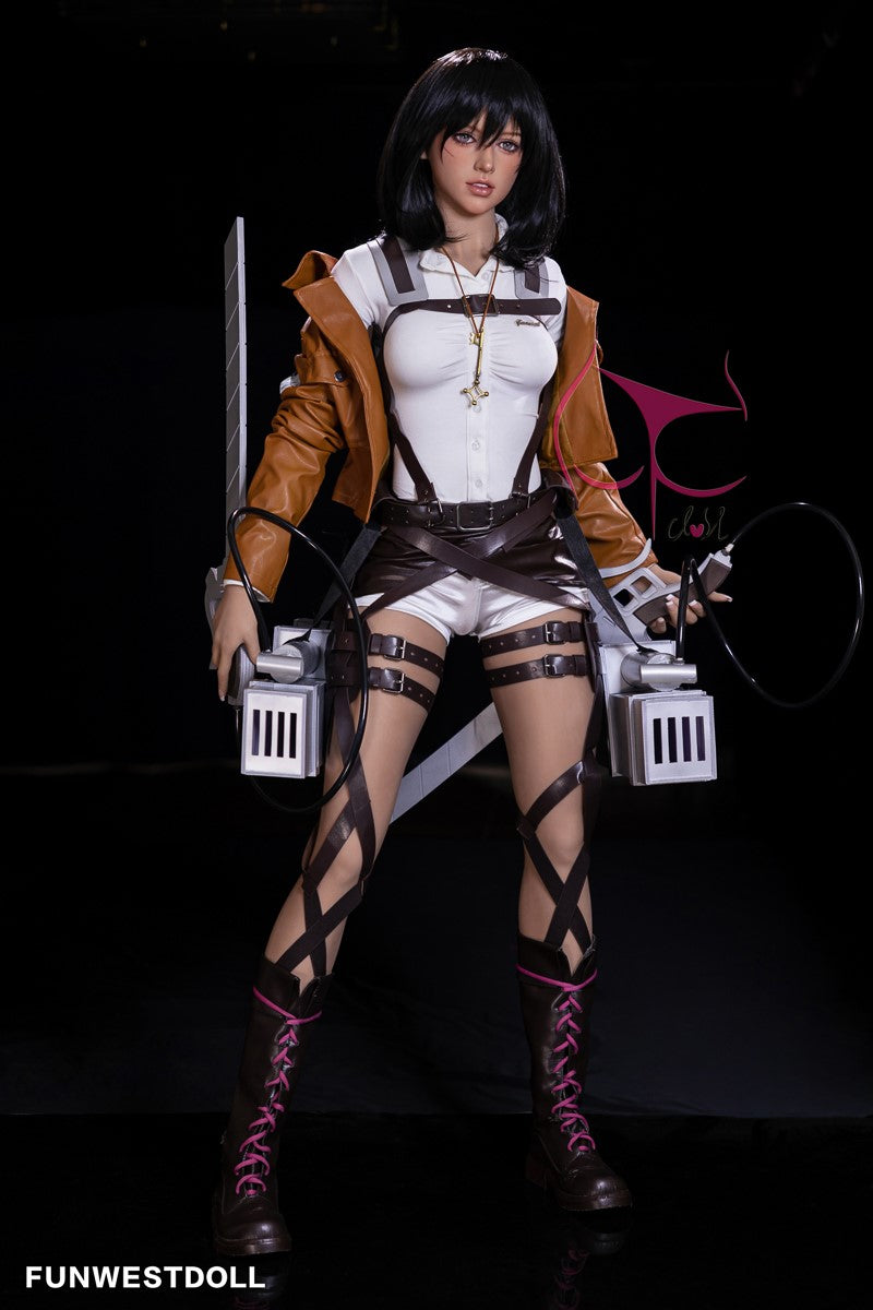 Mikasa Chloe sexdukke (FunWest Doll 159cm a-cup #035 TPE)