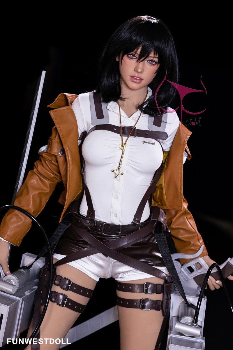 Mikasa Chloe sexdukke (FunWest Doll 159cm a-cup #035 TPE)