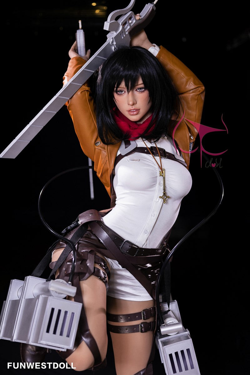 Mikasa Chloe sexdukke (FunWest Doll 159cm a-cup #035 TPE)