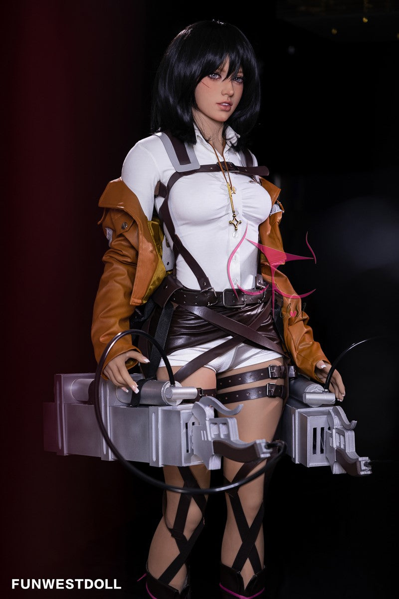 Mikasa Chloe sexdukke (FunWest Doll 159cm a-cup #035 TPE)