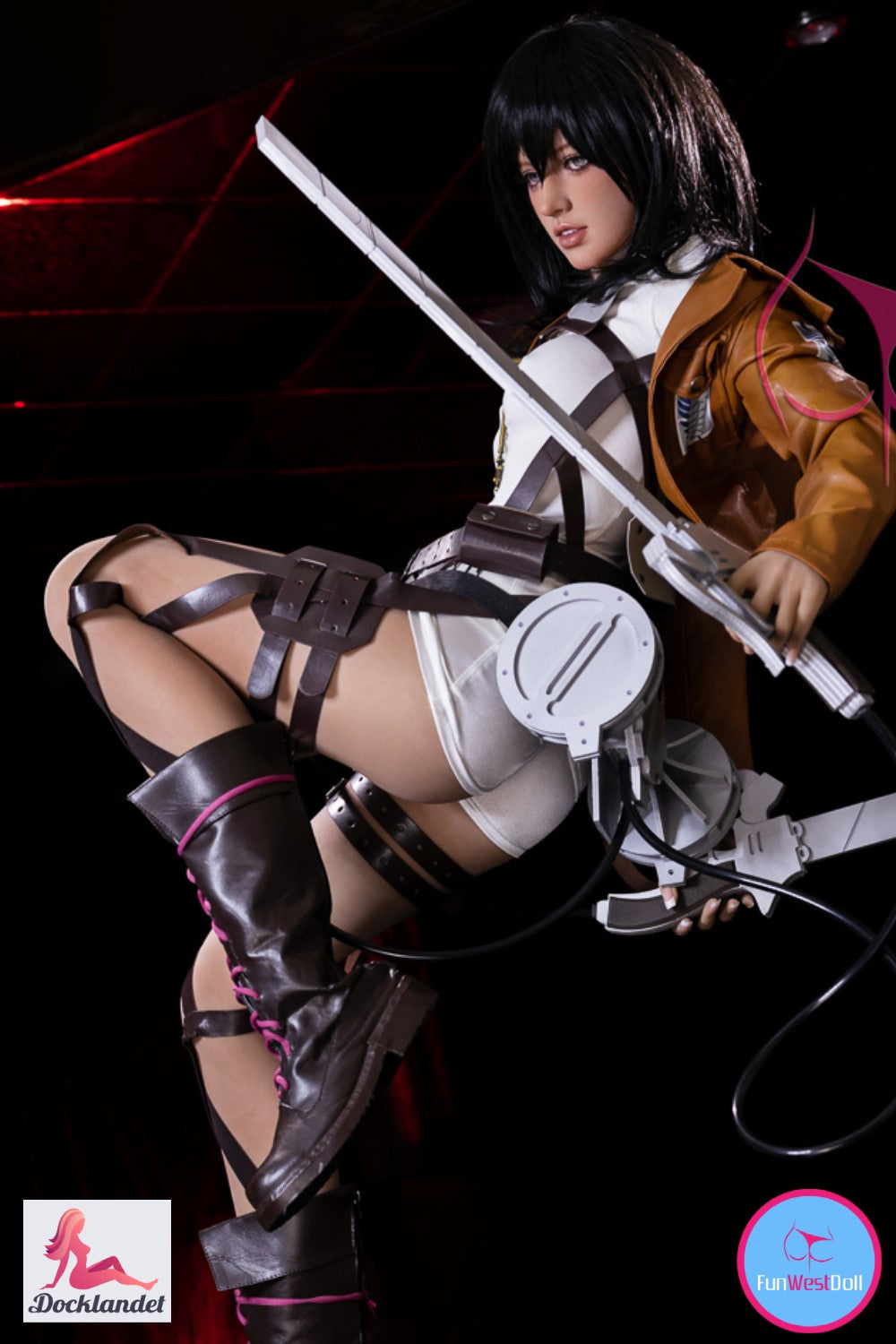 Mikasa Chloe sexdukke (FunWest Doll 159cm a-cup #035 TPE)