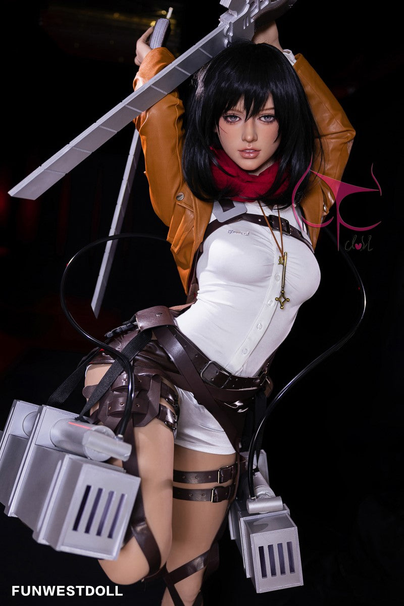 Mikasa Chloe sexdukke (FunWest Doll 159cm a-cup #035 TPE)