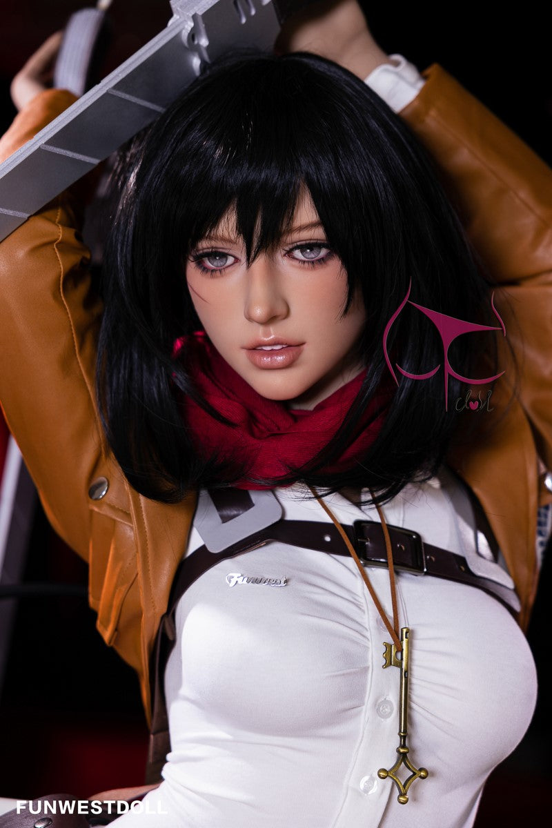 Mikasa Chloe sexdukke (FunWest Doll 159cm a-cup #035 TPE)