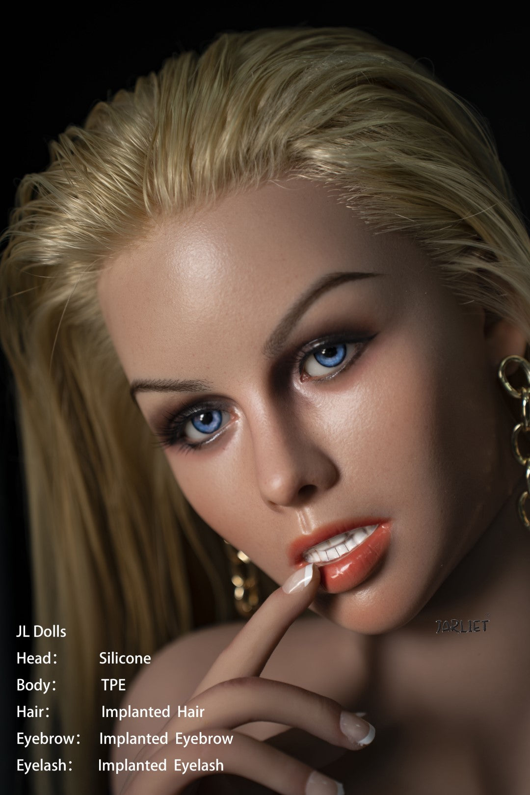 Blanche sexdukke (Jarliet 148 cm E-cup TPE+silikon)