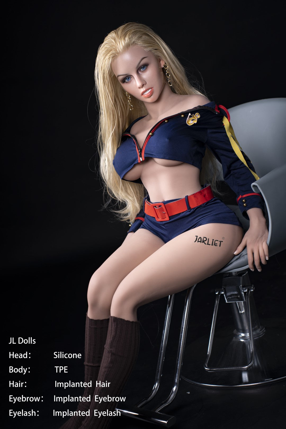 Blanche sexdukke (Jarliet 148 cm E-cup TPE+silikon)