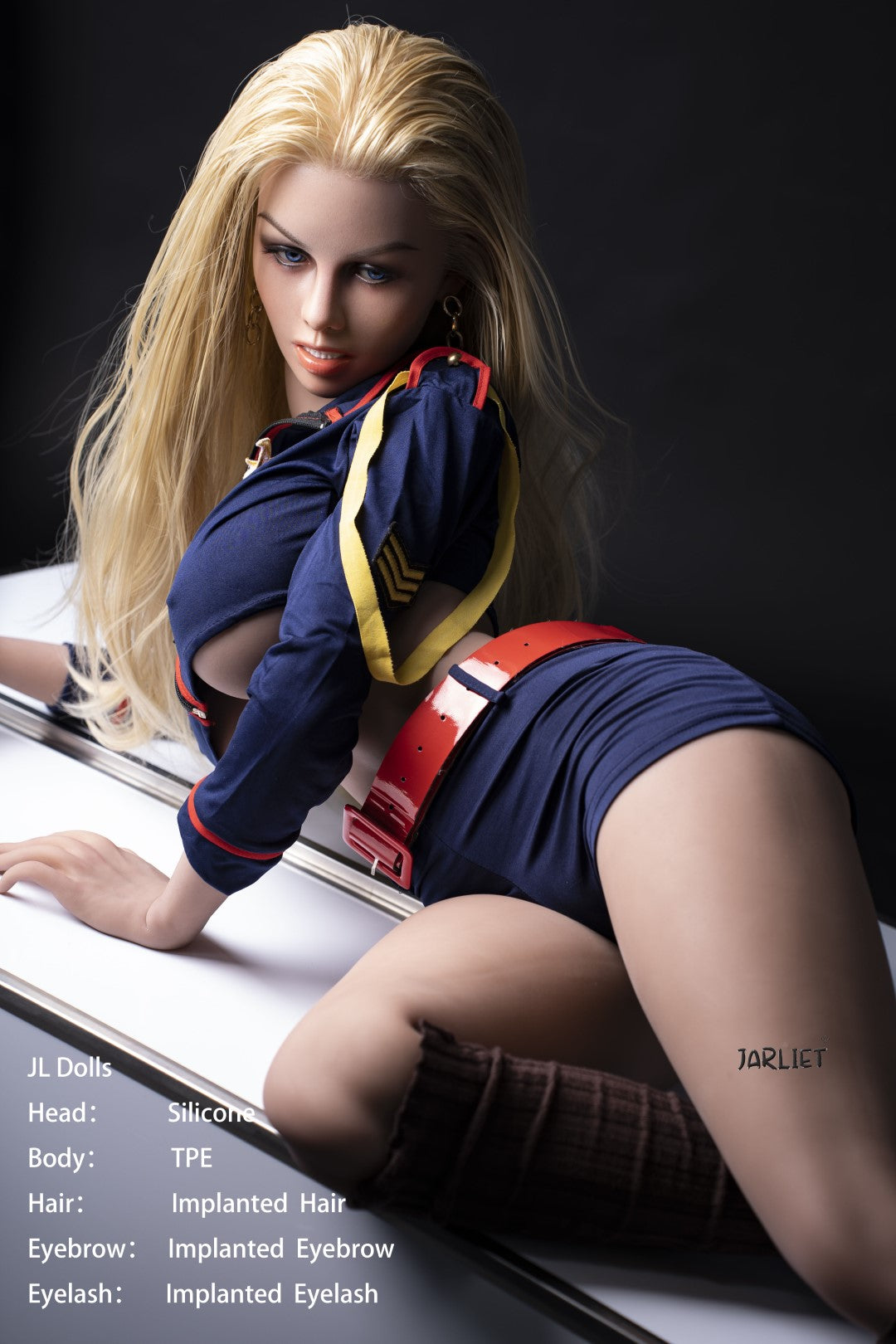 Blanche sexdukke (Jarliet 148 cm E-cup TPE+silikon)