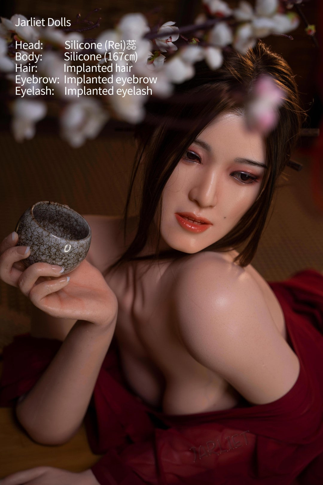 Rei sexdukke (Jarliet 167 cm B-cup silikon)