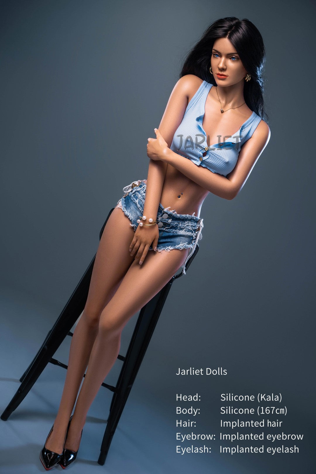 Skallet sexdukke (Jarliet 167 cm B-cup silikon)