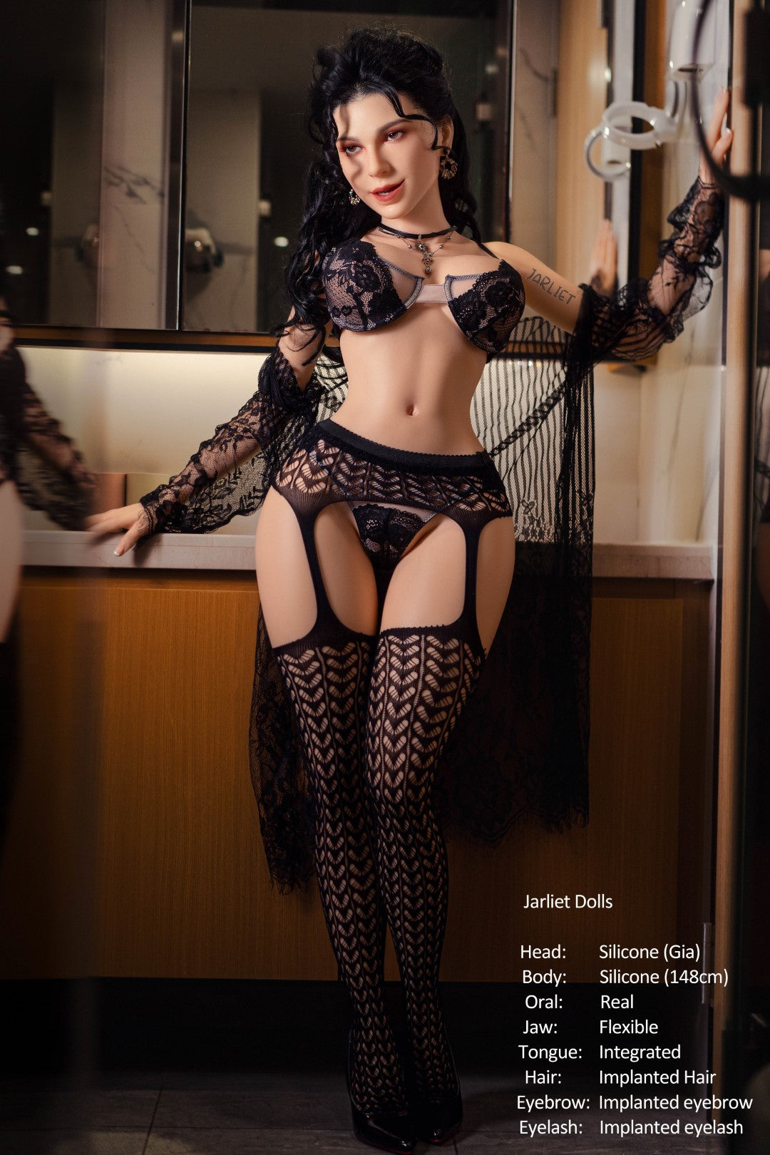 Gia sexdukke (Jarliet 148 cm E-cup silikon)