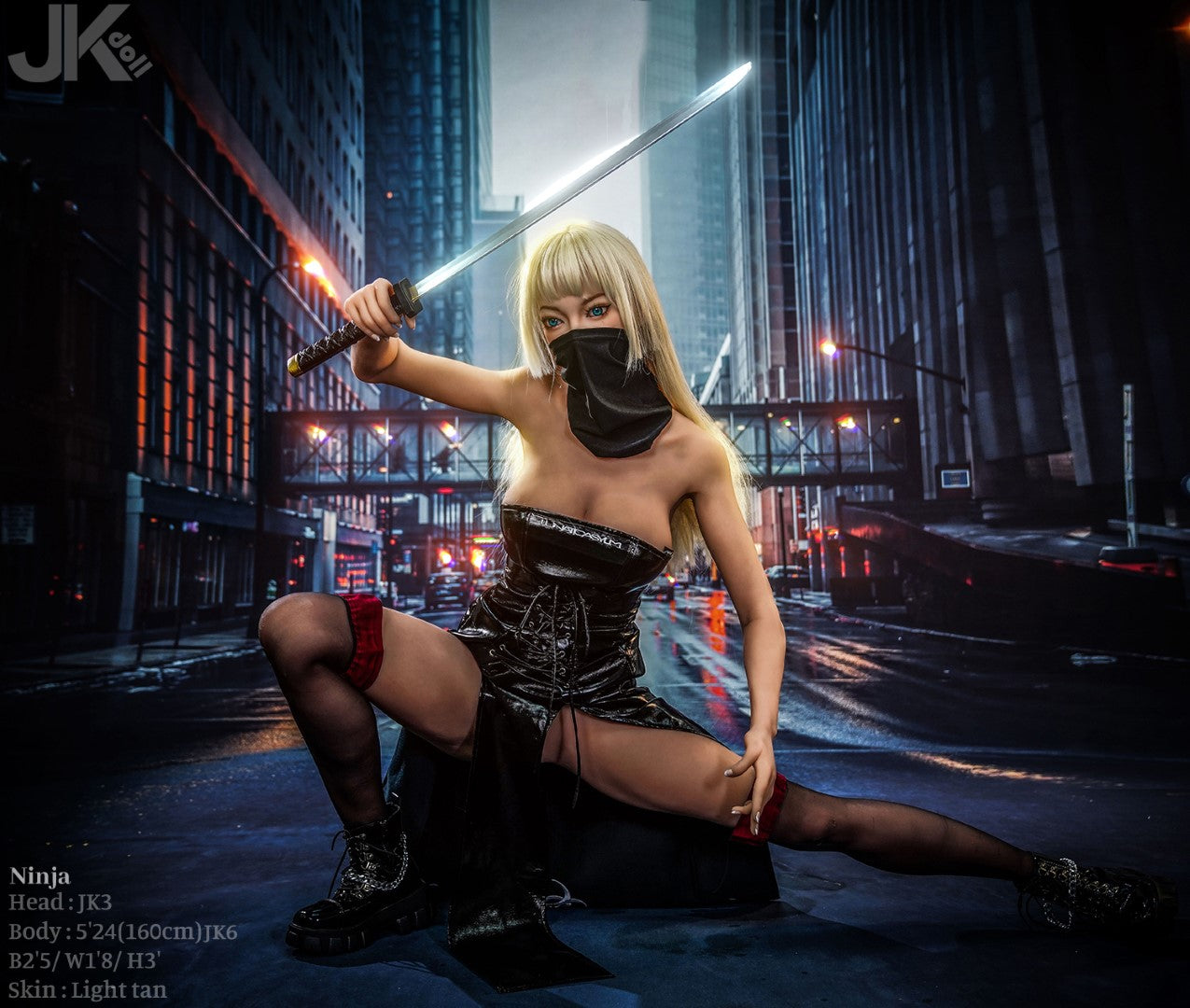 Ninja sexdukke (JK-Doll 160cm d-cup JK3 TPE)