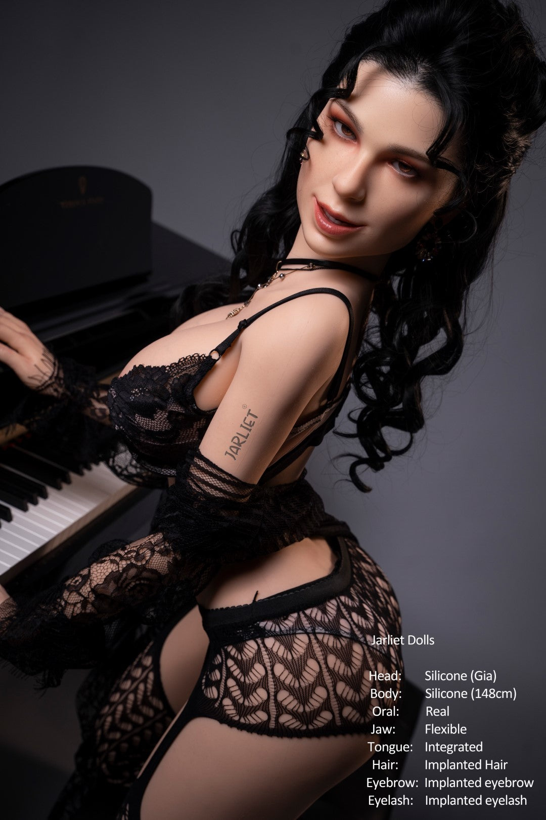 Gia sexdukke (Jarliet 148 cm E-cup silikon)