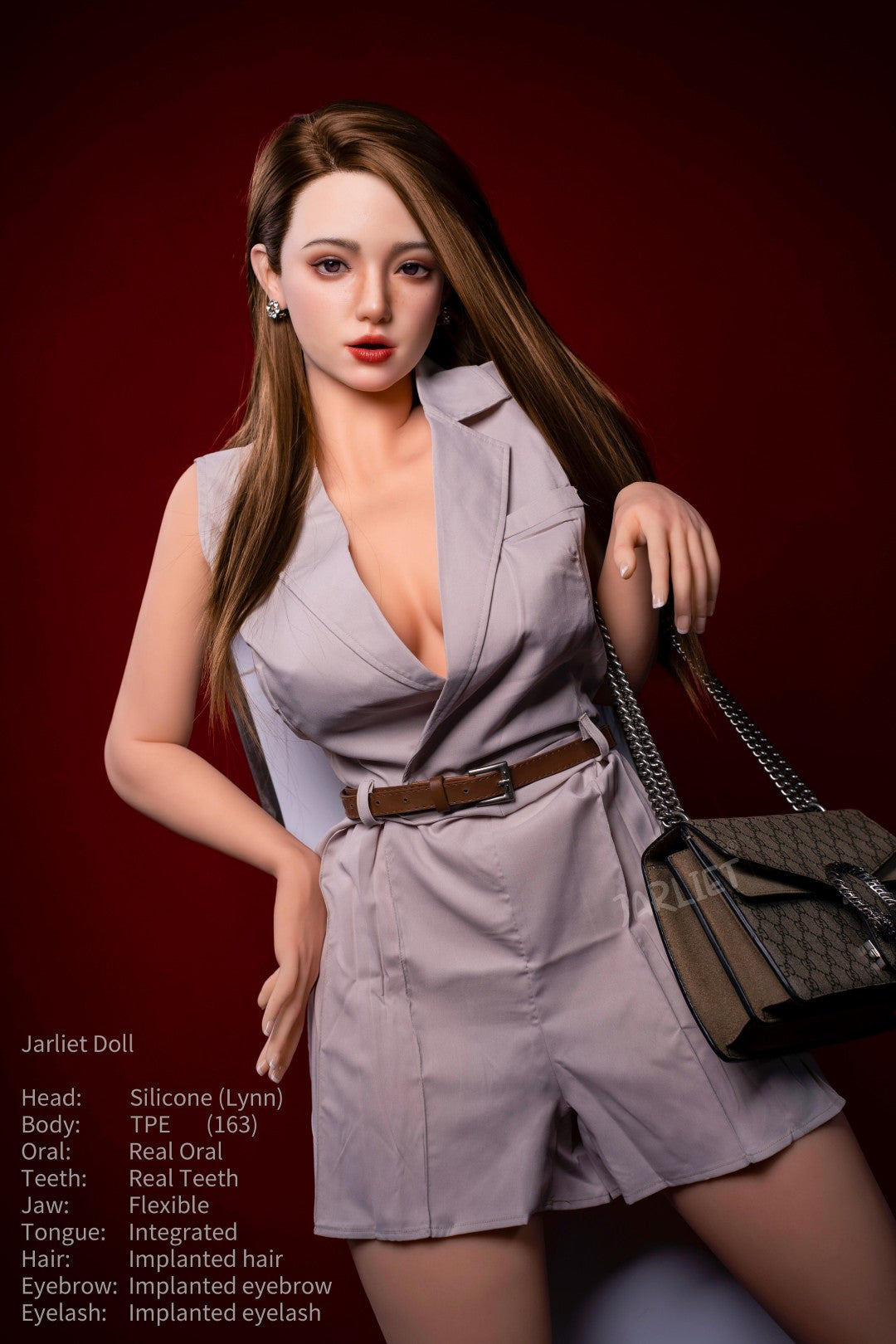 Lynn sexdukke (Jarliet 163 cm D-cup TPE+silikon)