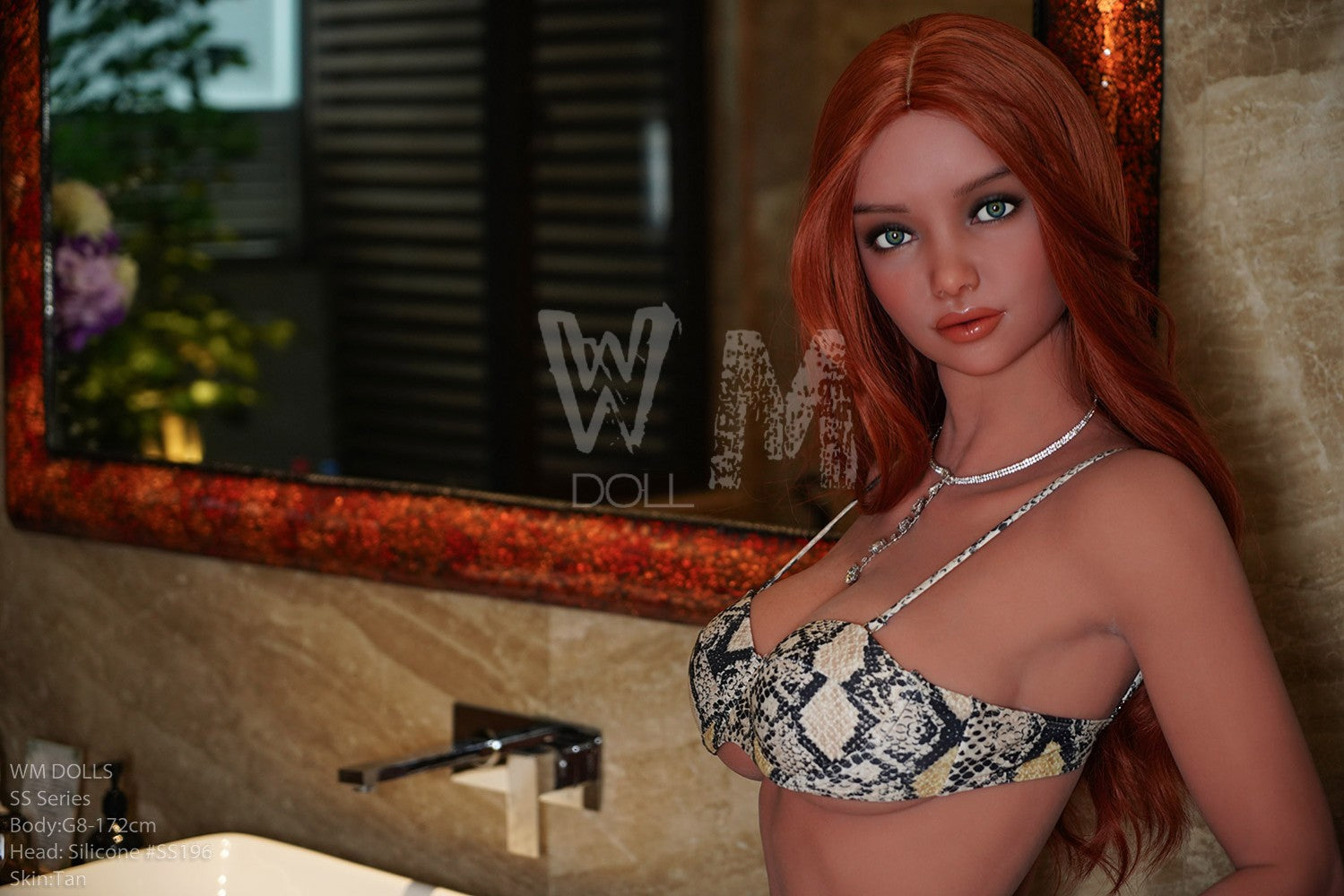 Rebecka sexdukke (WM-Doll 172cm d-cup #SS196 TPE+silikon)
