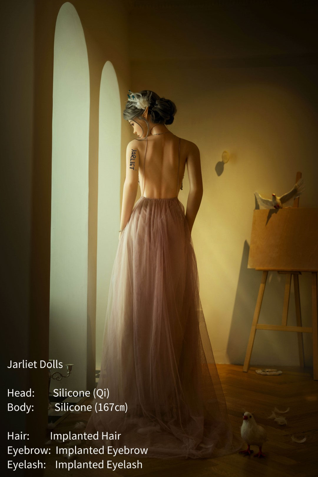 Qi sexdukke (Jarliet 167 cm B-cup silikon)