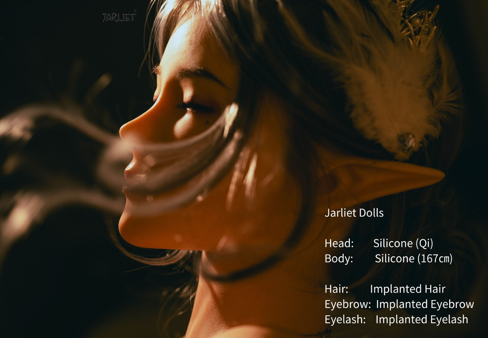 Qi sexdukke (Jarliet 167 cm B-cup silikon)