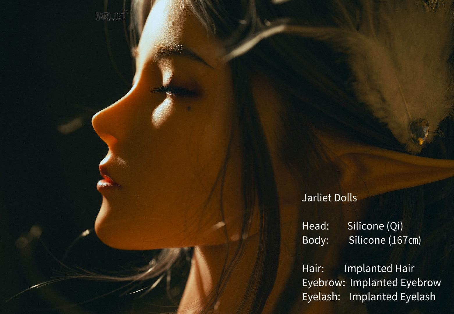 Qi sexdukke (Jarliet 167 cm B-cup silikon)
