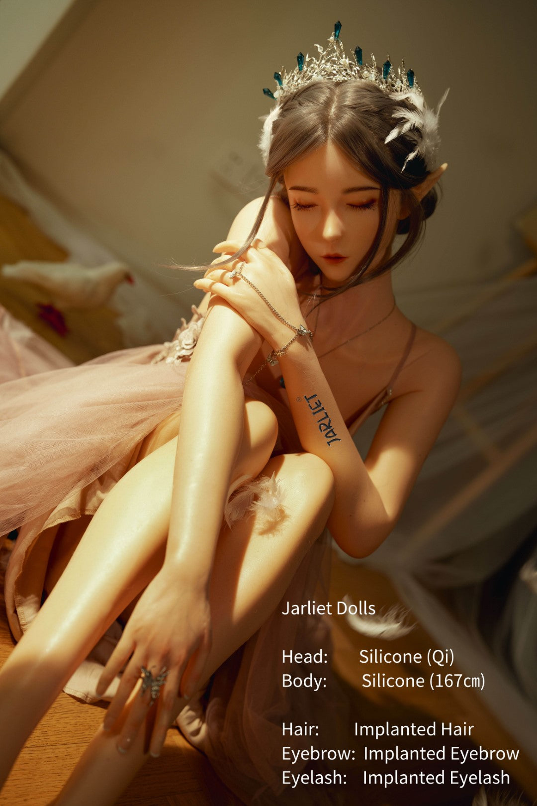Qi sexdukke (Jarliet 167 cm B-cup silikon)