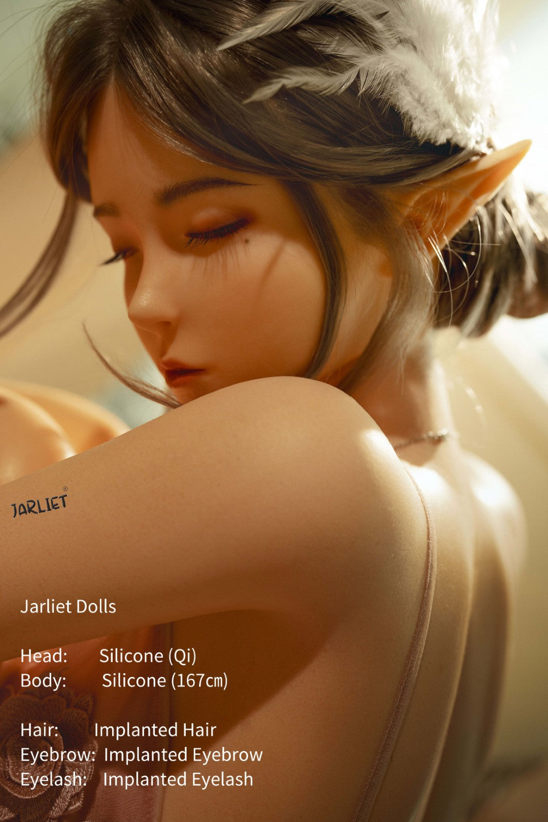 Qi sexdukke (Jarliet 167 cm B-cup silikon)