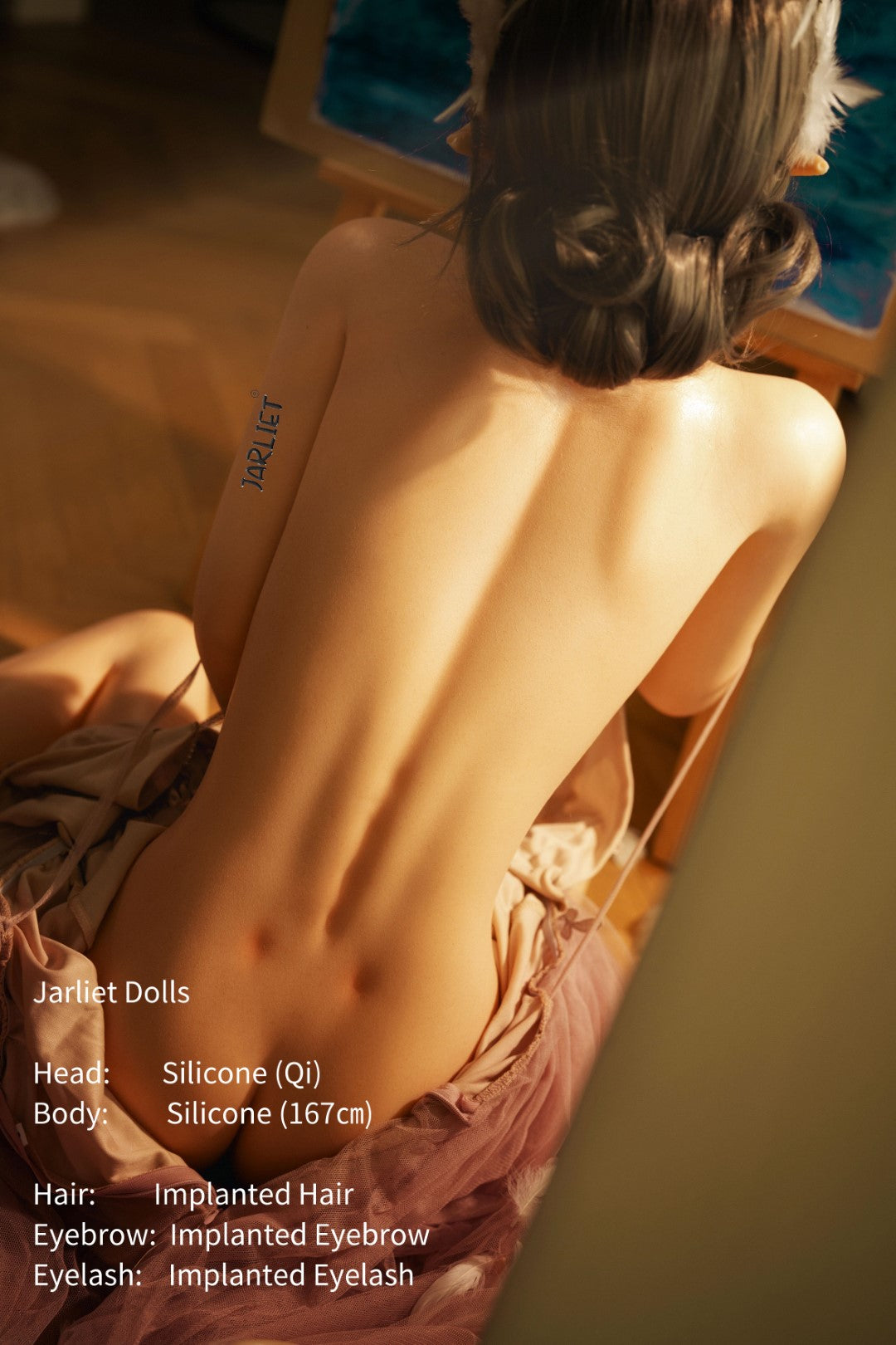 Qi sexdukke (Jarliet 167 cm B-cup silikon)