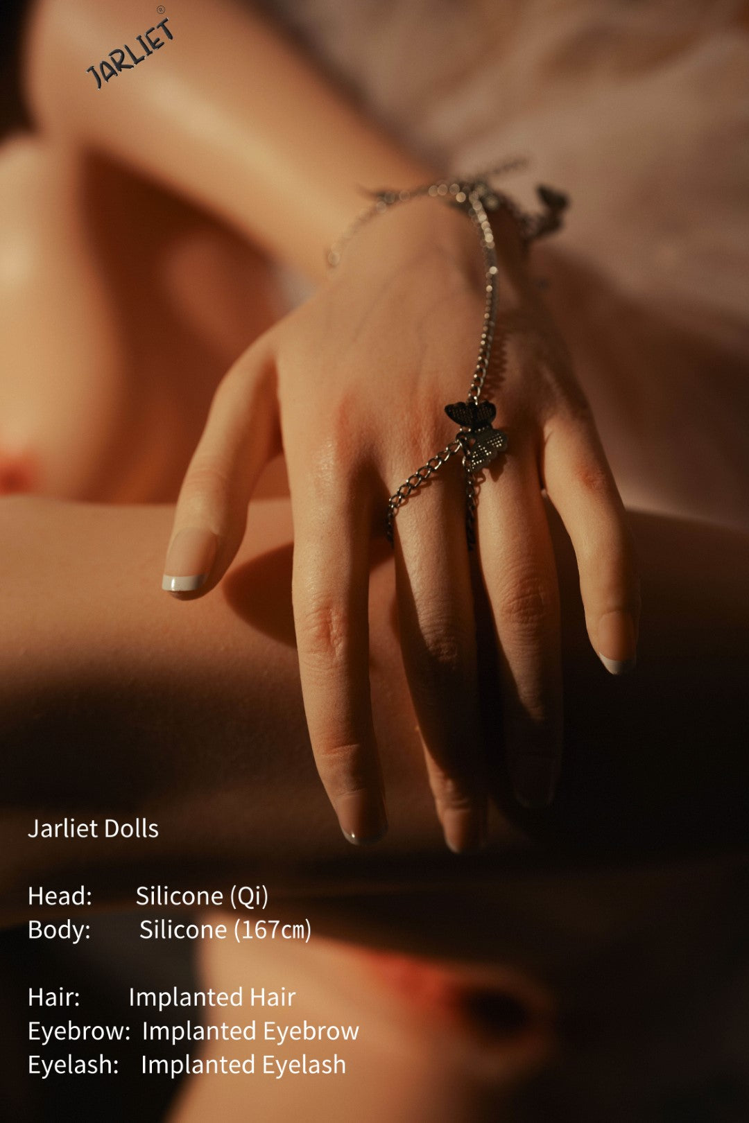 Qi sexdukke (Jarliet 167 cm B-cup silikon)