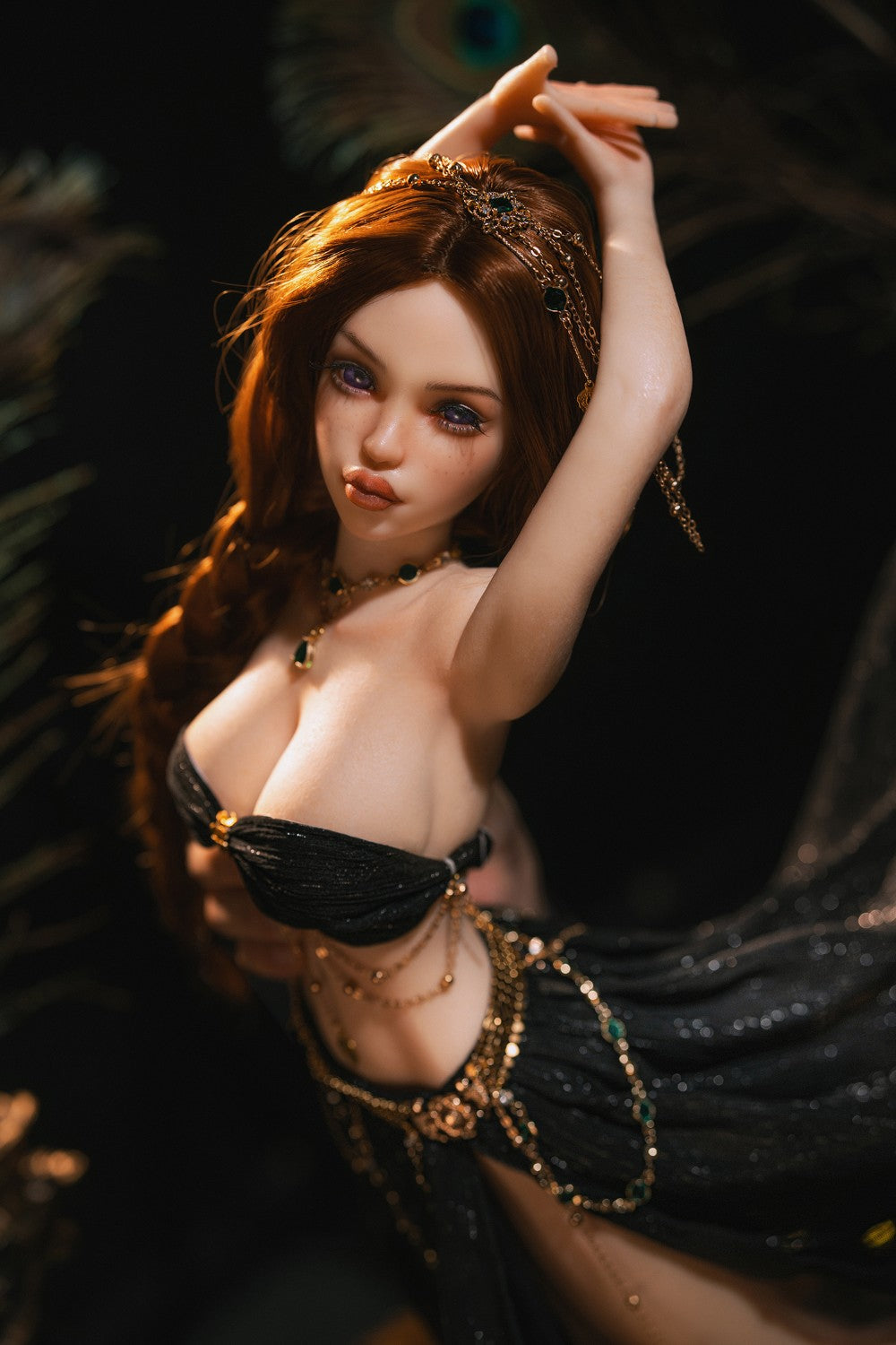 Amina sexdukke (Rosretty Doll 60 cm D-cup SM1 silikon)