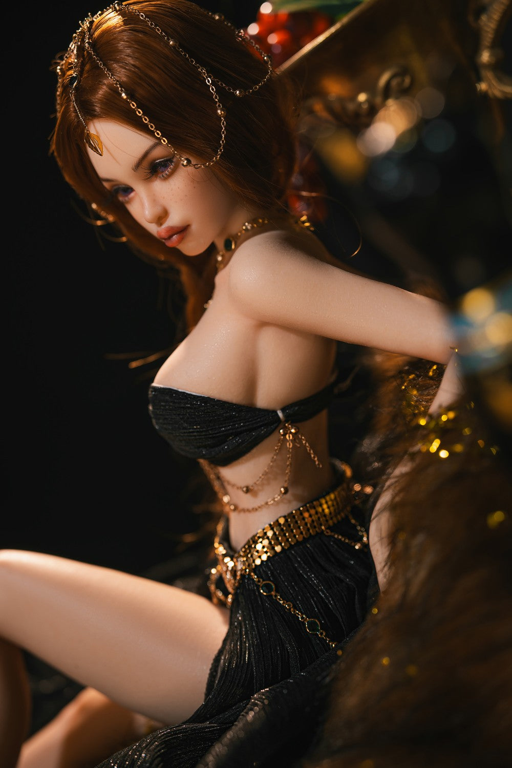Amina sexdukke (Rosretty Doll 60 cm D-cup SM1 silikon)