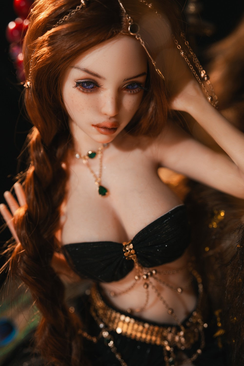 Amina sexdukke (Rosretty Doll 60 cm D-cup SM1 silikon)