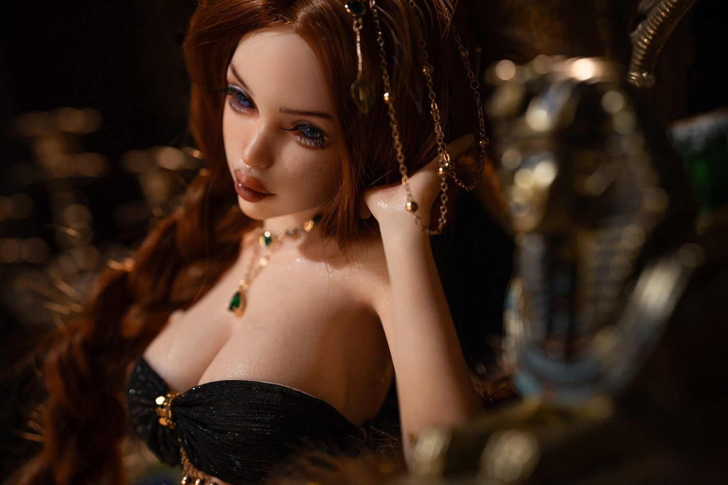 Amina sexdukke (Rosretty Doll 60 cm D-cup SM1 silikon)