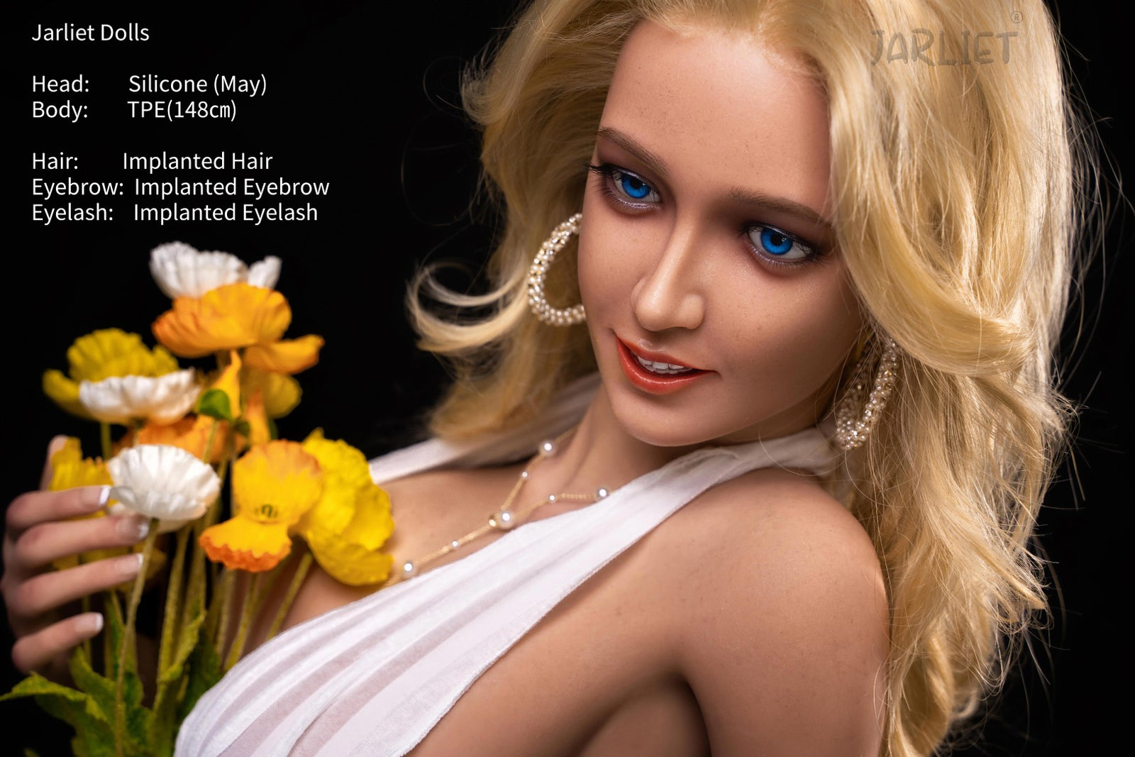 mai sexdukke (Jarliet 148 cm E-cup TPE+silikon)
